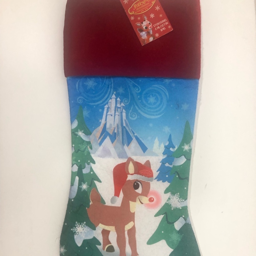 Rudolph The Red Nosed Reindeer Christmas Stocking - Picture 4 of 8